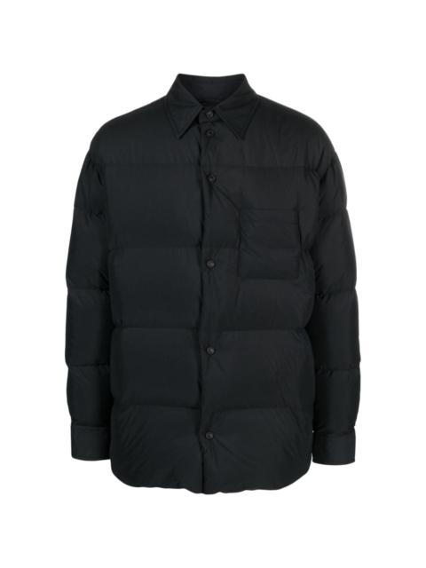 button-front puffer jacket