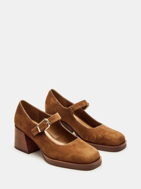 STEVE MADDEN LISBON CHESTNUT SUEDE