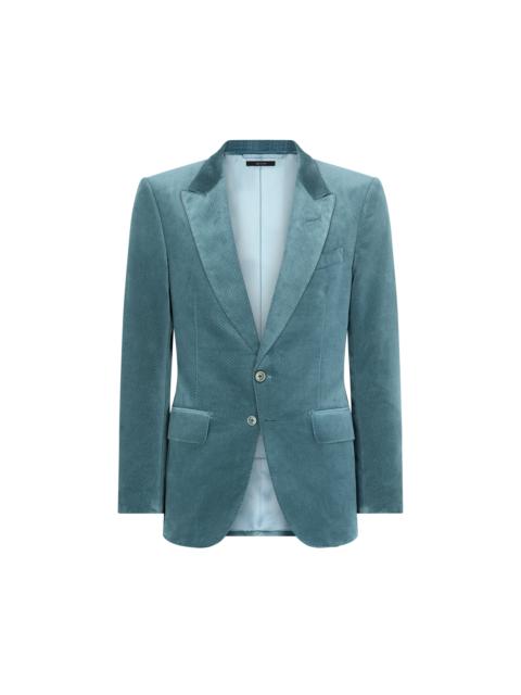 TOM FORD VELVET MICRO POLKA DOT JACKET
