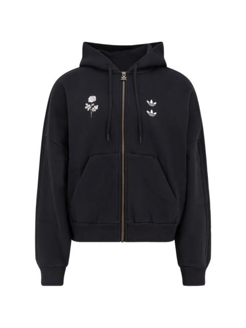 WILLY CHAVARRIA x adidas embroidered hooded hoodie