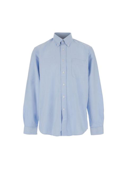 SEBAGO Oxford button-down chest-pocket cotton shirt