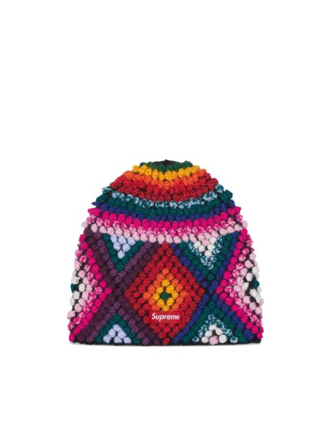 Supreme textured-knit beanie hat