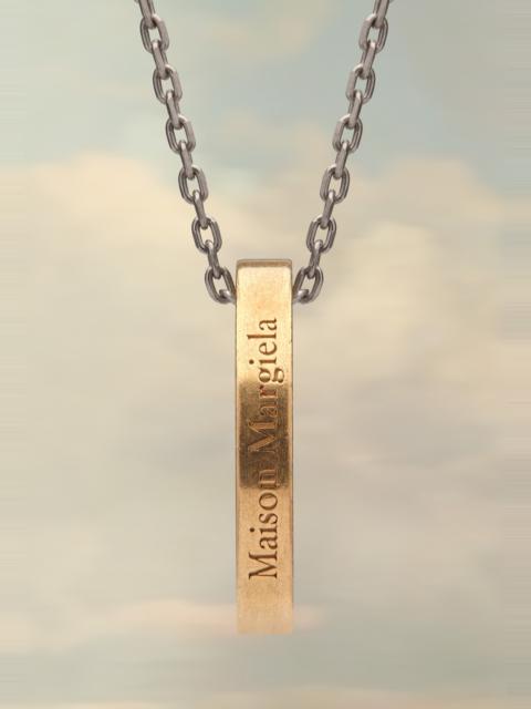 Maison Margiela Logo ring necklace