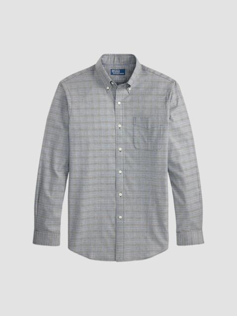 Polo Ralph Lauren Men's Checked Cotton Shirt - Navy Cream Multi