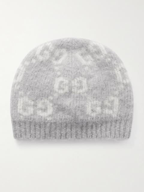 GUCCI Jacquard-knit Alpaca-blend Beanie