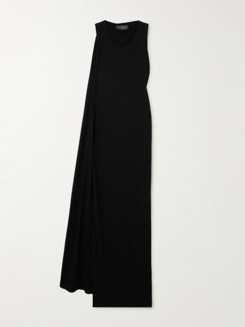 BALENCIAGA Stretch-jersey gown Black