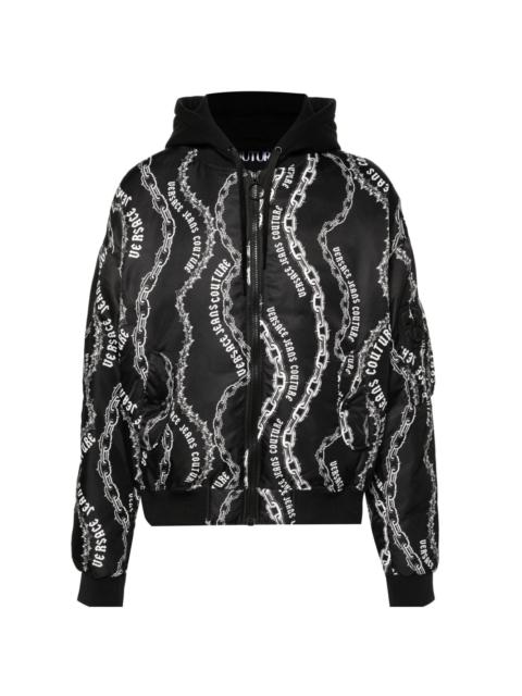 logo-print jacket