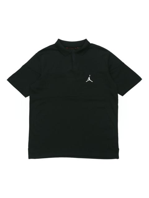 Jordan Air Jordan Jumpman Sports Short Sleeve Polo Shirt 'Black' CJ4705-010