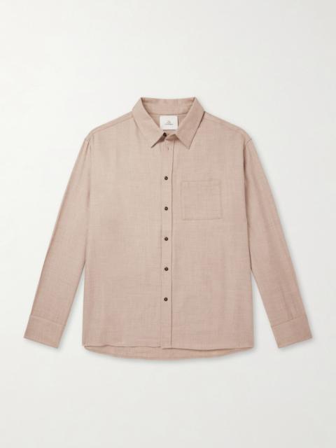 The Elder Statesman Wool and Cashmere-Blend Shirt