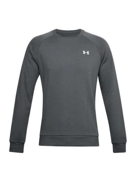 Under Armour Men's Under Armour Rival Cotton Training Sports Round Neck Gray 1357104-012