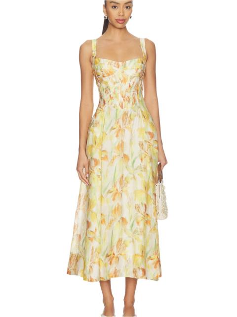 BARDOT Adaline Printed Midi Dress