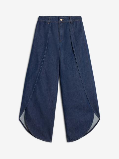 7 For All Mankind Mankind Tulip Barrel in Blue Petal