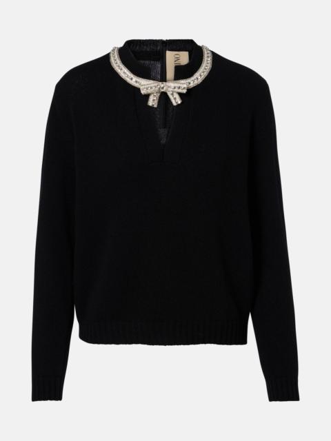 Valentino Sequined virgin wool sweater