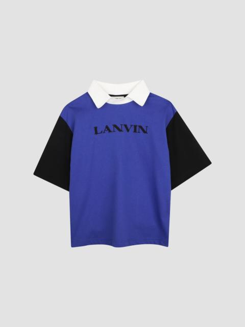 Lanvin Boy's Little Boy's & Boy's Logo Polo T-Shirt - Blue