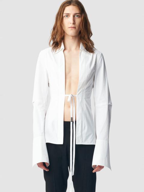 Ann Demeulemeester Lambrecht Open Front Fitted Shirt
