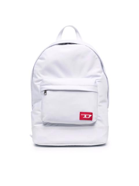 Diesel logo-patch zipped backpack