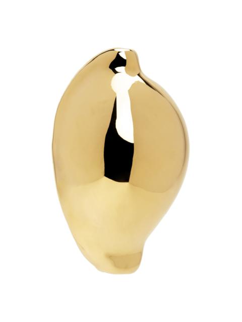 JACQUEMUS Gold 'La Boucle Concha' Earring