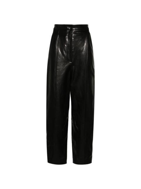 Ashford leather tailored trousers