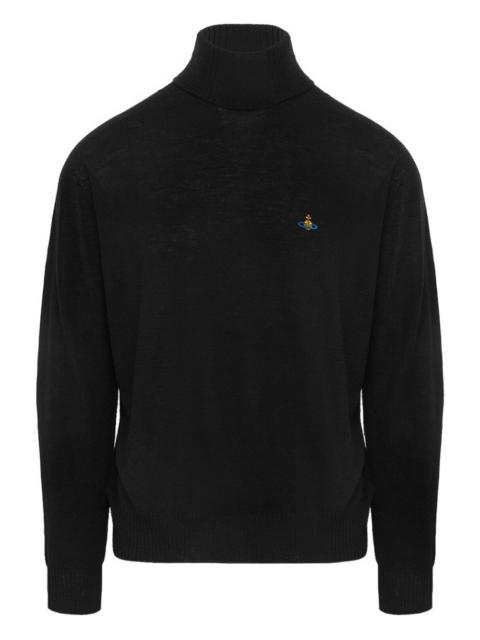 Vivienne Westwood Orb-embellished turtleneck jumper