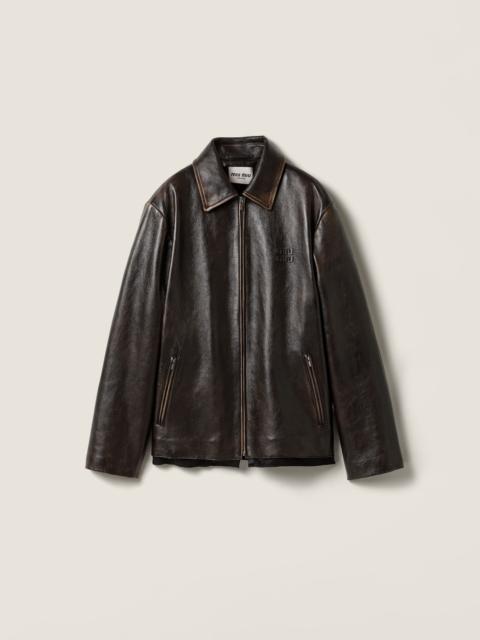 Miu Miu Nappa leather jacket