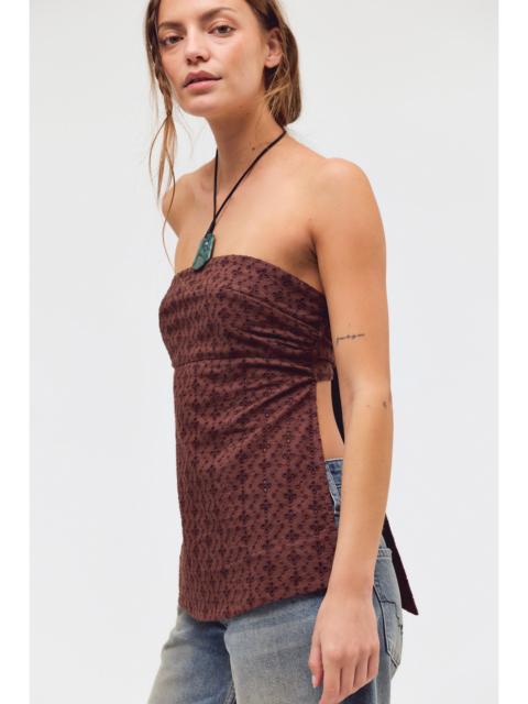 FREE PEOPLE Solara Eyelet Tube Top