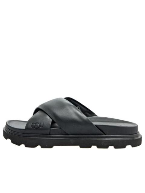 UGG UGG Capitola Cross Slippers 'Black' 1153076-BLK