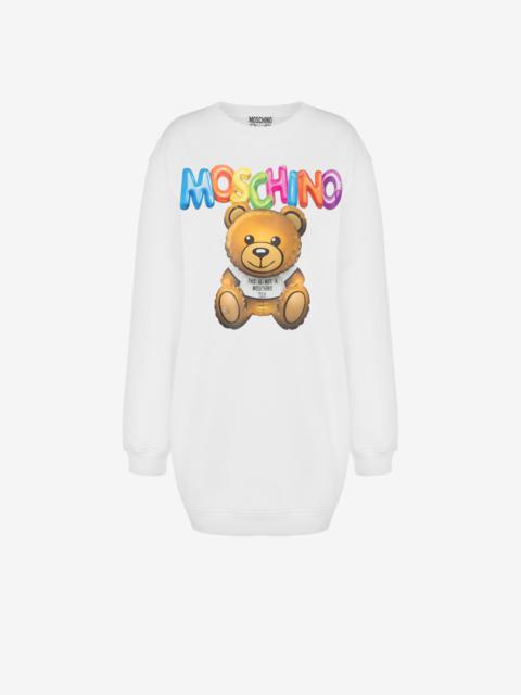 Moschino INFLATABLE TEDDY BEAR ORGANIC FLEECE DRESS