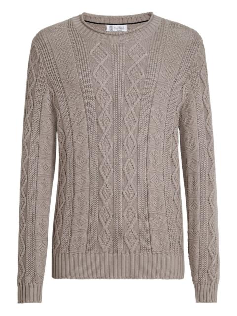 Brunello Cucinelli fisherman's cable-knit sweater