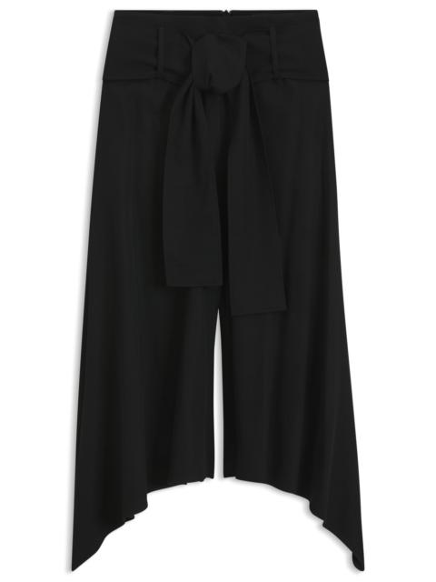 BOSS RELAXED-FIT TROUSERS IN WOOL-BLEND GABARDINE
