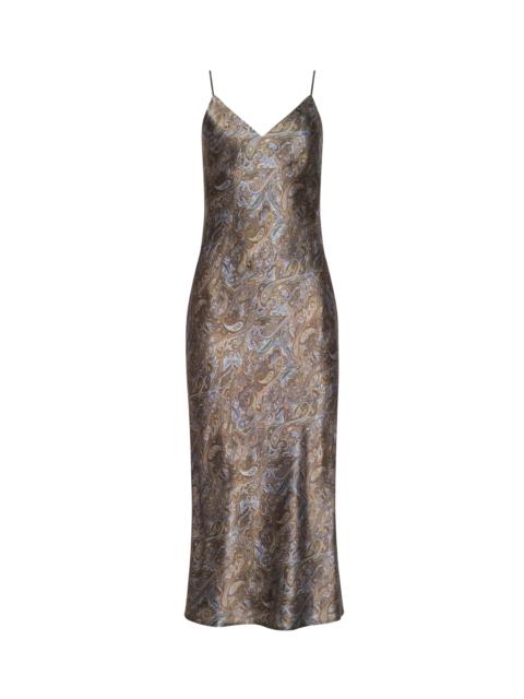 L'AGENCE Seridie Silk Slip Dress
