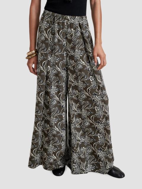 LA LIGNE Women's Crosby Pants - Taupe Floral