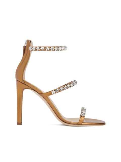 Giuseppe Zanotti 105mm Harmony Cometa star-embellished sandals