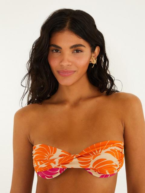 FARM RIO Banana Wings Underwire Bikini Top