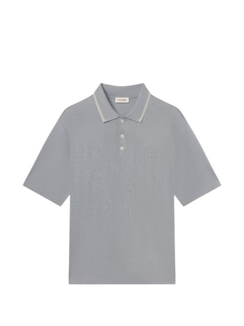 FRAME tipping-detail polo shirt