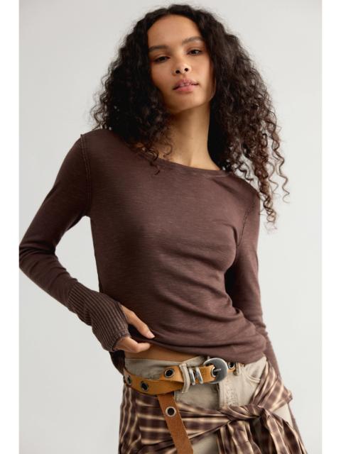 FREE PEOPLE We The Free Tinsley Long Sleeve Top