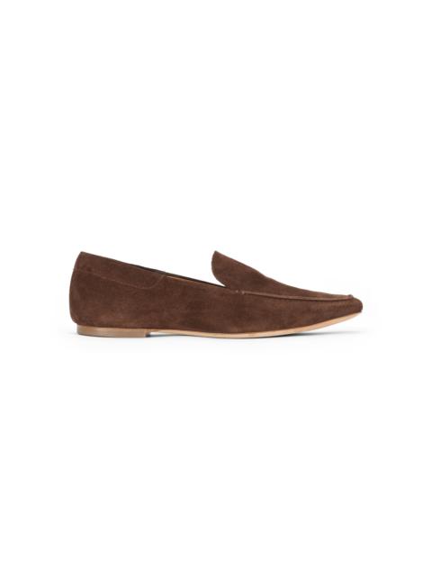 STAUD Becks Suede Loafers brown