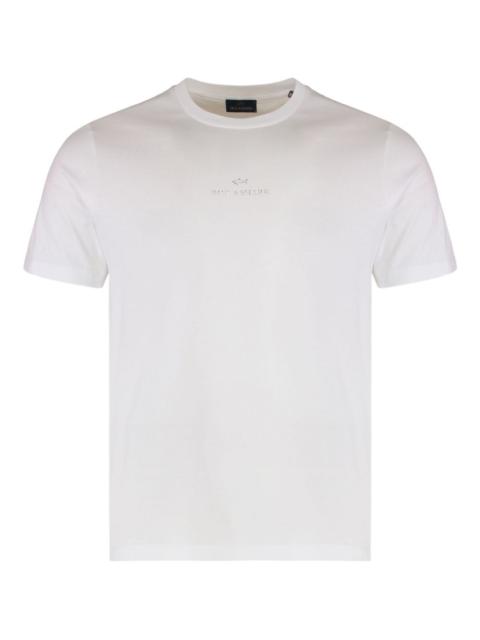 Paul & Shark crew-neck logo T-shirt