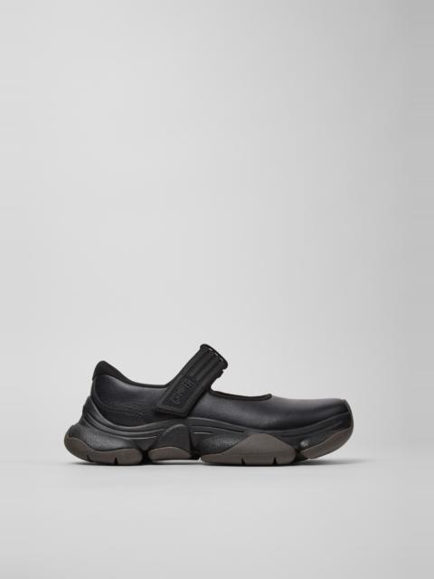 CAMPER Karst 2 Black Leather Sneakers for Women.