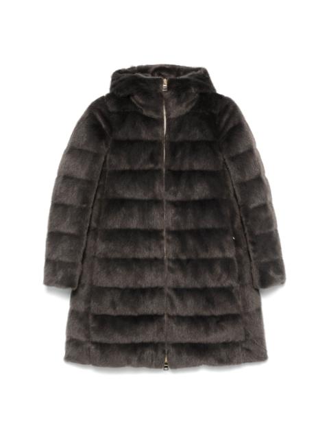 faux-fur coat