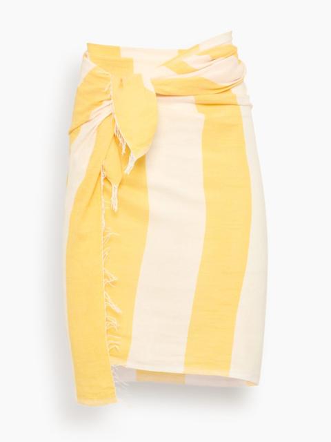 lemlem Lema Sarong in Mezimuri Yellow