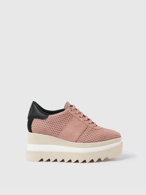 Stella McCartney Sneak-Elyse Perforated Platform Sneakers