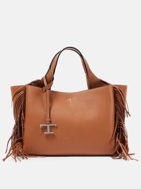 Tod's T Timeless Mini leather tote bag