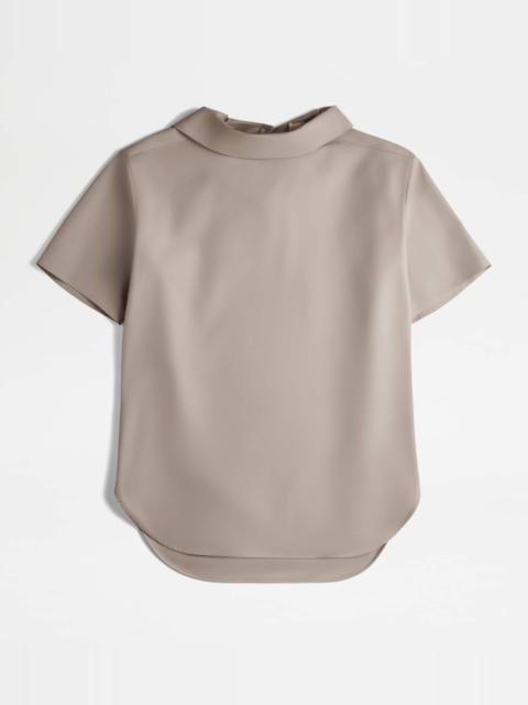 Tod's COTTON SHIRT - GREY