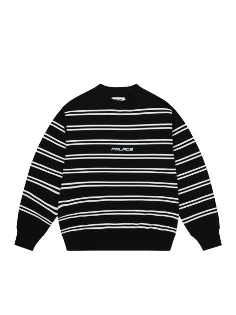PALACE P-STRIPE KNIT BLACK