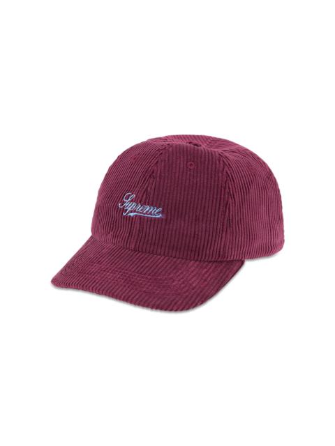 Supreme Script Corduroy 6-Panel 'Magenta'