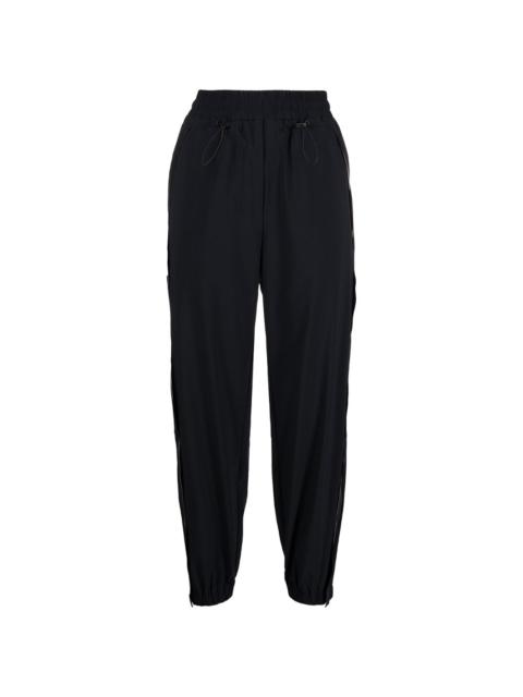 Track-less cropped track pants