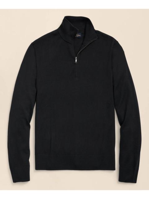 Brooks Brothers Ultimate Merino Wool Quarter-Zip Sweater
