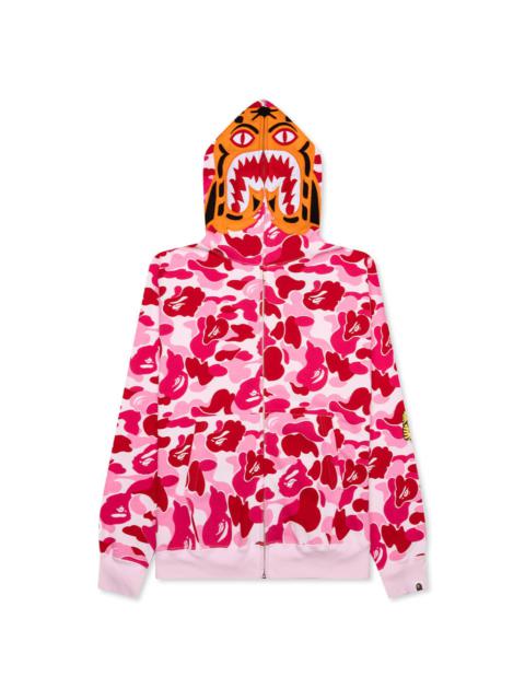 ABC CAMO TIGER FULL ZIP HOODIE - PINK