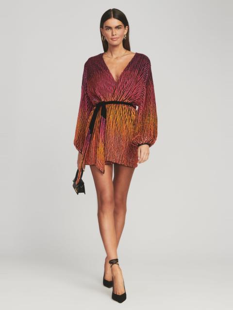 RETROFÊTE GABRIELLE SEQUIN OMBRE ROBE