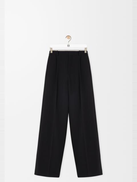Loewe Wide leg trousers in wool